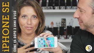 iPHONE SE COME VA dopo 3 anni E Chiara cambia telefono [upl. by Kraus235]