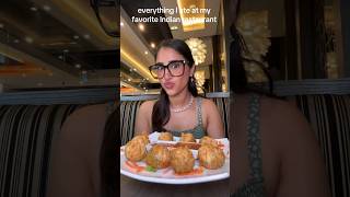 Everything I ate at my favorite Indian Restaurant indiancuisine food indianfood indianstreetfood [upl. by Jonna4]