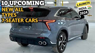 10 Upcoming All 7 Seater Cars Launch In 🇮🇳 India 2024  Features Launch Date  Upcoming Cars [upl. by Angelina]