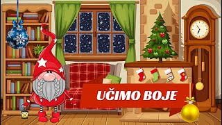 ⭐ Učimo boje ⭐NOVA GODINA 🔴🟡🟢ZA DECU [upl. by Zoubek813]