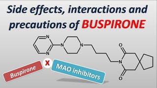 Side effects interactions and precautions of Buspirone [upl. by Aztiley]