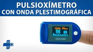 Pulsioxímetro Portátil Saturación de Oxígeno y Medición de Pulso con Onda Plestimográfica OXYM4000 [upl. by Calli391]