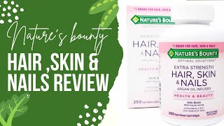 natures bounty hair skin and nails review [upl. by Hermon]