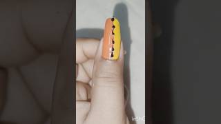 Simple nail 💅 art ail polish design [upl. by Naujed160]