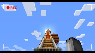 CONSTRUYO LA MONTAÑA RUSA MAS ALTA DE MINECRAFT😱 [upl. by Hootman]