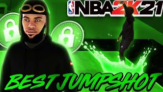 NEW BEST JUMPSHOT FOR PERIMETER LOCKDOWNS IN NBA 2K21 CURRENT GEN 100 BIGGEST GREEN WINDOW ONG [upl. by Gnem487]