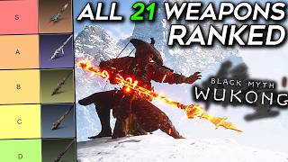 All Black Myth Wukong Weapons Tier List  SPOILER FREE  Ranking EVERY Single STAFF  syrobe [upl. by Margaretha548]