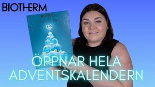 ÖPPNAR BIOTHERM ADVENTSKALENDER 2023 [upl. by Ilamad]