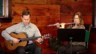 Gymnopedie No 1 Erik Satie  flute amp guitar  Lois Herbine amp Pete Smyser [upl. by Kurzawa]