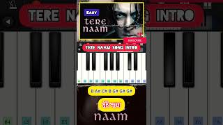 Tere Naam Song Intro  Piano Tutorial  Walkband  Ringtone salmankhan shorts ytshorts status [upl. by Etnaed]