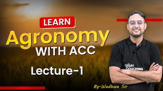 FREE CLASSES Agronomy1  English Medium I Classification of CropsI  Agri Coaching Chandigarh [upl. by Patrica922]