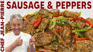 The Easiest Sausage and Peppers Recipe  Chef JeanPierre [upl. by Karin340]