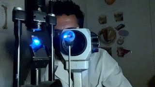 ASMR Optometrist Glaucoma Exam following your recent Cranial Nerve Exam ROLE PLAY [upl. by Htabazile]