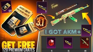 FREE PREMIUM CRATE UPGRADED AKM  CODEBREAKER AKM  🔥 PUBG MOBILE 🔥 [upl. by Auhsej]