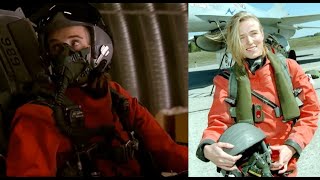 First Female F16 Fighter pilot of Norway første kvinnelige jagerflyger Lt Mette Grøtteland [upl. by Enahpad]