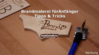 Brandmalerei für Anfänger  Tipps amp Tricks [upl. by Eanom]