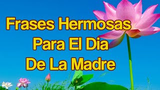 50 Frases Hermosas Para El Dia De La Madre  Feliz Dia De La Madre [upl. by Anitram550]