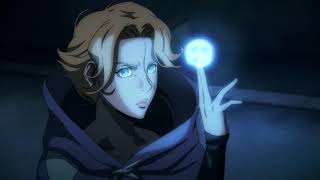 Sypha Belnades  All Magic amp Fights Scenes 1 Castlevania [upl. by Idnic]