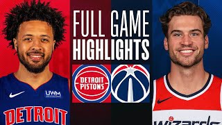 PISTONS at WIZARDS  FULL GAME HIGHLIGHTS  March 29 2024 [upl. by Alehc]