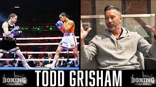 DAZN COMMENTATOR TODD GRISHAM TALKS KATIE TAYLOR vs AMANDA SERRANO [upl. by Thomajan114]