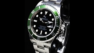 ROLEX 16610LV サブマリーナ誕生50周年記念モデル 買い取り品・評価 [upl. by Gaven]