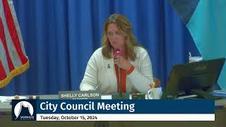 City of Moorhead  City Council Meeting  October 15 2024 [upl. by Schiro]