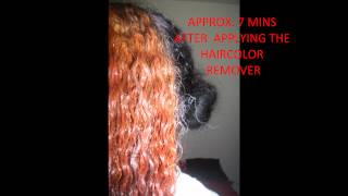 LOREAL HAIR COLOR REMOVER REVIEWwmv [upl. by Esinereb]