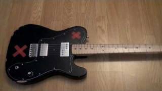 Deryck Whibley Replica Guitar [upl. by Licha332]