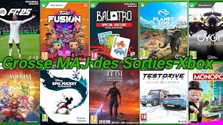 Partie 3  Grosse MAJ des Sorties Xbox suite One Lettre NT [upl. by Woodcock]