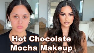 Hot Chocolate Mocha Makeup Tutorial l Christen Dominique [upl. by Euqinorev55]