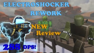 ELECTROSHOCKER REWORK NEW Electroshocker REVIEW 288 DPS  Tower Defense Simulator [upl. by Woodward]