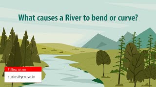 What causes a River to bend or curve Meandering rivers  Oxbow Lake [upl. by Ennaed]