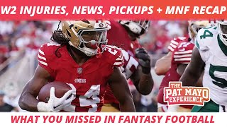 2024 Fantasy Football News Sept 10 Week 2 Pickups Injuries News  NYJSF Recap  NFL NEWS 910 [upl. by Ahsimal]