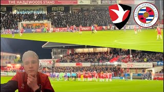 Cheltenham vs Reading  Four goals as Reading get a point at Cheltenham  Matchday vlog [upl. by Garcon]