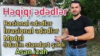 Həqiqi ədədlər dərs izahı part 1 riyaziyyat [upl. by Patton]