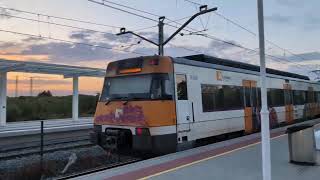 Train Leaving Salou Station Spain [upl. by Neraa123]