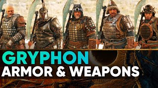 Gryphon All Armor And Weapons  For Honor New Knight Hero Customisation and Gear [upl. by Avika]