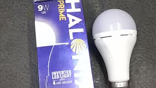 HALONIX Led Inverter light 85W B22 Cool White bulbunboxing video [upl. by Abdella]