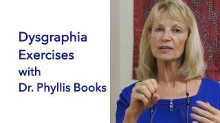 Dysgraphia Exercises with Dr Phyllis Books [upl. by Richelle]