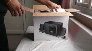 Edifier M1370 21 Mulitmedia Speaker System Unboxing [upl. by Sualohcin]