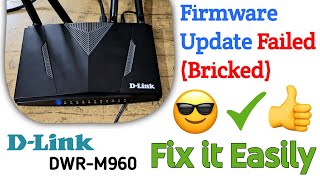 DLink DWRM960 Router firmware bricked reinstall Easily without any software  Smart Brain💡 [upl. by Eetsirk823]