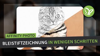 Affinity PhotoTutorial Best of Hacks – Bleistiftzeichnung in wenigen Schritten [upl. by Leler]