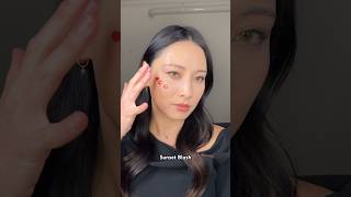 Sunset blush hack IB lauramalwina on IG makeup blush makeuptutorial blushhack blusher [upl. by Rap]