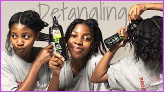 How To Detangle Relaxed Hair And Avoid Breakage  ORS product review [upl. by Nnaira]