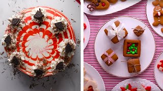 Festive Red Velvet Cheesecake and Other Holiday Recipes  Easy Dessert Recipe Ideas by So Yummy [upl. by Trini907]