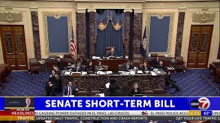 Senate unveils stopgap bill in bid to avert shutdown setting up showdown with the House [upl. by Fausta292]