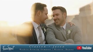 Simply The Best Love on Tap Jason and Claytons Wedding at Wichita Brewing Company [upl. by Dent]