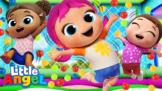 Bouncy House Song  Little Angel Kids Songs amp Nursery Rhymes [upl. by Berardo753]