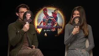 Tom Holland and Zendaya play Whos Most Likely To TomHolland Zendaya SpidermanNwh [upl. by Sid]