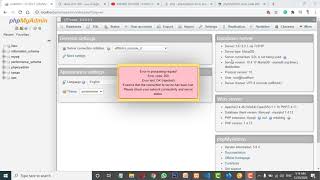 XAMMP Fix Error200 In 1 Second  when phpMyAdmin lost connection to the server [upl. by Lered807]